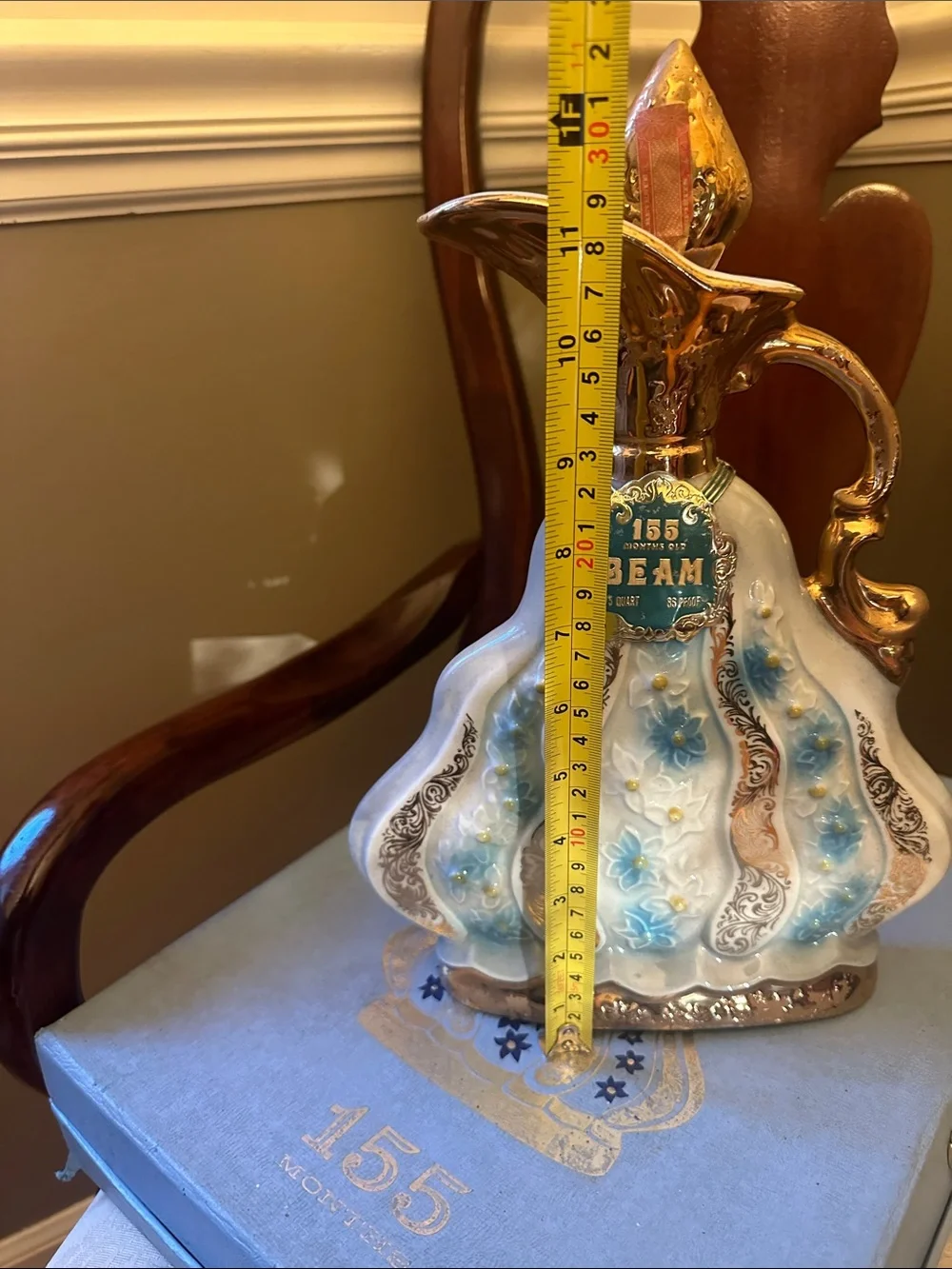 Jim Beam’s 155 Months 1970 whiskey decanter and box